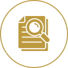 Document with magnifying glass icon
